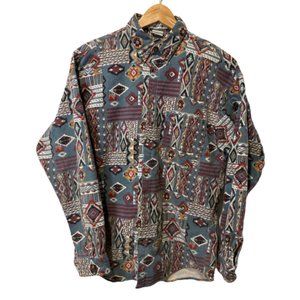 Vintage Aztec Print Shirt